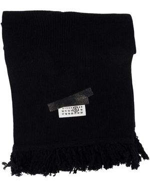 MM6 by Maison Margiela Winter Scarves - Zwart