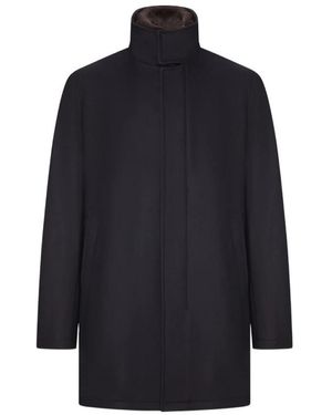 Herno Jassen ,Zwart ,Parka - Blauw