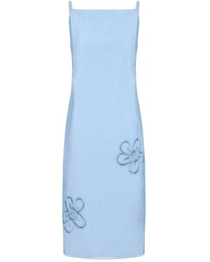 Iceberg Muslin Sheath Dress - Blauw
