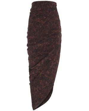 Cortana Midi Skirts - Marrón