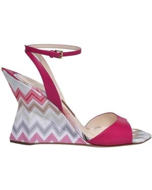 Missoni Schoenen ,Roze ,Leer Zante Sandalo