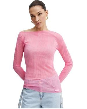 Pinko Rundhals-Strickpullover - Pink