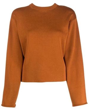 Proenza Schouler Round-Neck Knitwear - Marrón