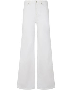 7 For All Mankind Wide Jeans - White