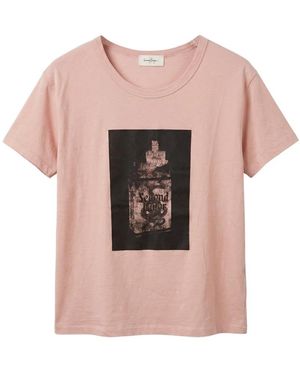 Second/Layer Tops ,Roze ,Katoen Vintage Ciggy Pocket Tee