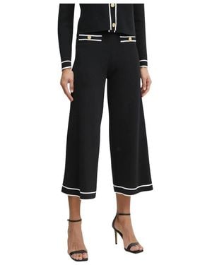 KARL LAGERFELD Cropped Trousers - Negro