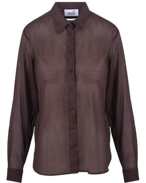Niu Shirts - Marrone