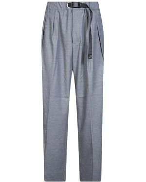 White Sand Pantalone Flanella Tecnica - Blauw
