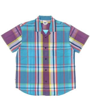Obey Short Sleeve Shirts - Blue