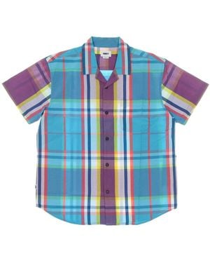 Obey Short Sleeve Shirts - Blue