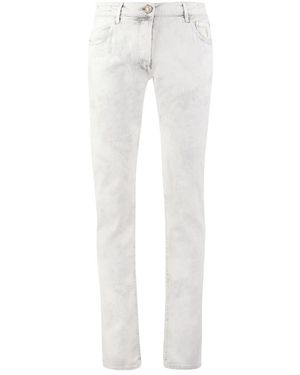 Hand Picked Slim Fit Jeans - White