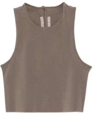 Rick Owens Sleeveless Tops - Brown