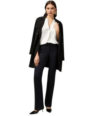 Oltre Straight Trousers - Nero