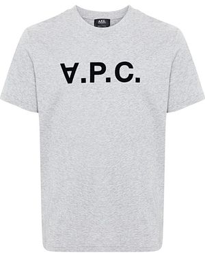 A.P.C. Tshirt Grand Gots - Grijs