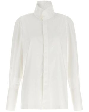 Thelatest Overhemden ,Wit ,Katoen Edith Shirt