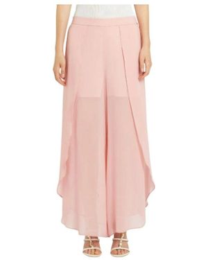 Marella Broeken ,Roze ,Mlmformato Wijde Broek