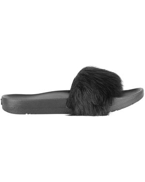 UGG Schoenen ,Zwart ,Leer Royale Slide