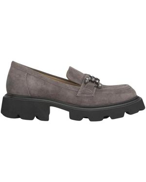 Alma En Pena. Loafers - Grey