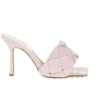 Bottega Veneta Heeled Mules - Pink