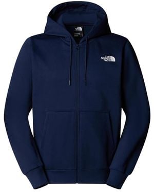 The North Face Zip-Throughs - Blauw