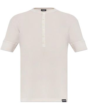 DSquared² Woll-T-Shirt - Weiß