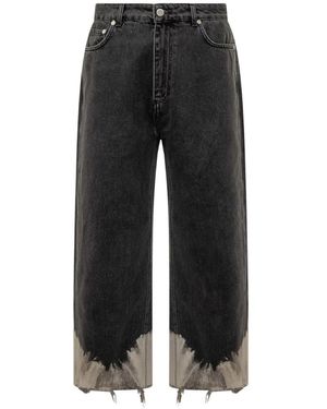 44 Label Group Wide Jeans - Nero