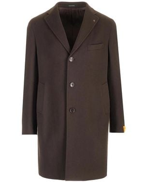 Tagliatore Single-Breasted Coats - Brown