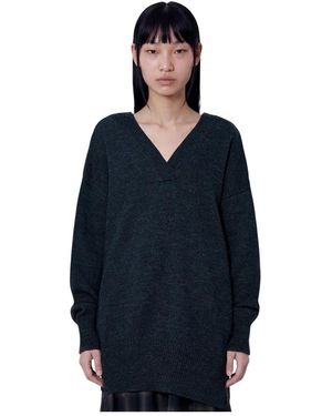 Our Legacy Pullover Mit V-Ausschnitt - Blau