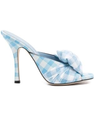 Ermanno Scervino Heeled Mules - Blue
