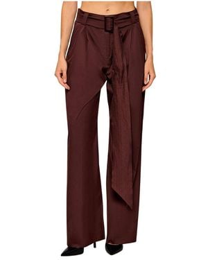 Marella Wide Trousers - Rojo