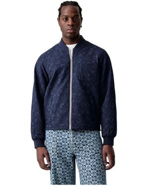KENZO Bomber Jackets - Bleu