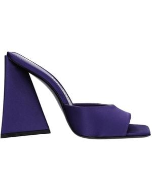 The Attico Heeled Mules - Blue