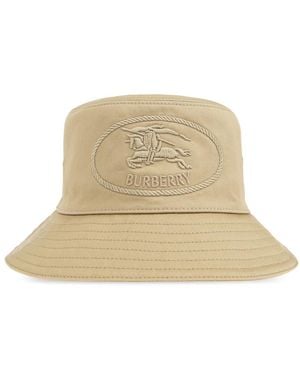 Burberry Mütze Mit Logo - Natur