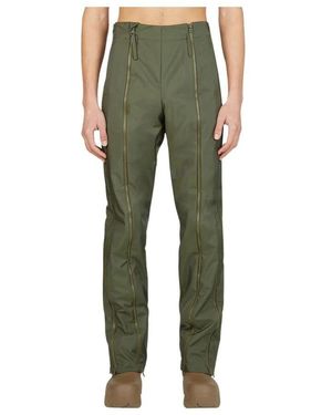 Post Archive Faction PAF Schmale technische hose mit reißverschlüssen - Grün