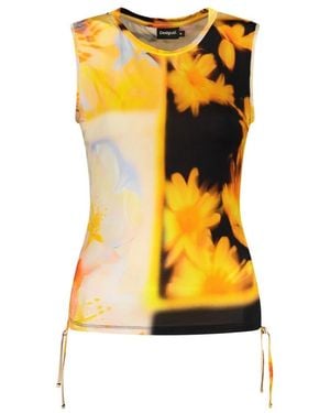 Desigual Sleeveless Tops - Yellow