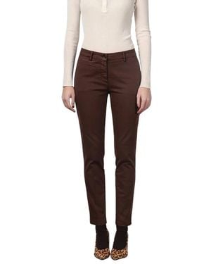Mason's Broeken ,Bruin ,Katoen New York Slim Chino Broek