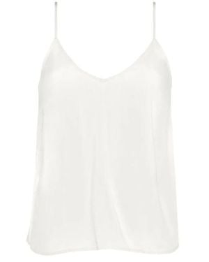 Eres Sleeveless Tops - White