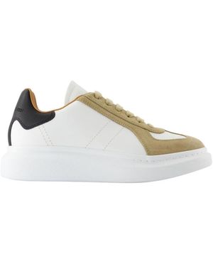 McQueen Sports Shoes With Logo - White