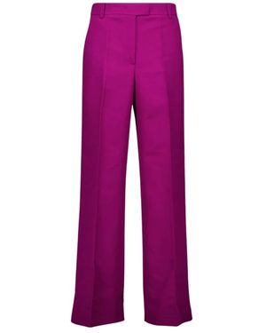 La DoubleJ Wide Trousers - Paars