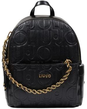 Liu Jo Schwarzer Poly Rucksack Frühling/Sommer Kollektion