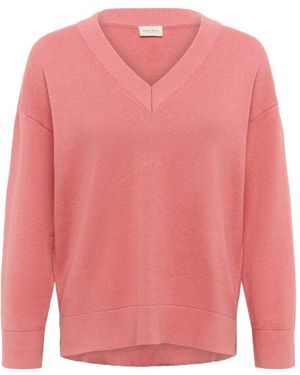 Part Two V-Neck Knitwear - Rosa