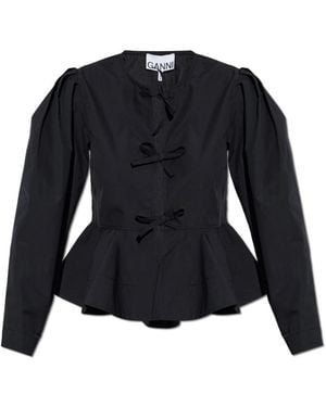 Ganni Blouses - Zwart