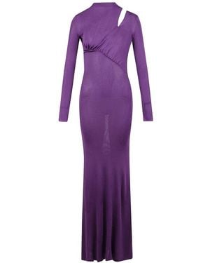 Self-Portrait Maxi Dresses - Paars