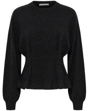 Gestuz Round-Neck Knitwear - Noir