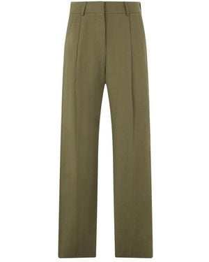 Blazé Milano Broeken ,Groen ,Linnen Silk Linen Broeken