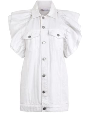RED Valentino Shirt Dresses - White