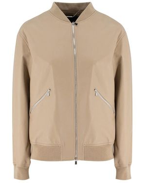 Kiton Leather Jackets - Natural