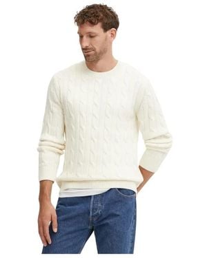 Theory Montana Wollpullover Mit Zopfmuster - Weiß