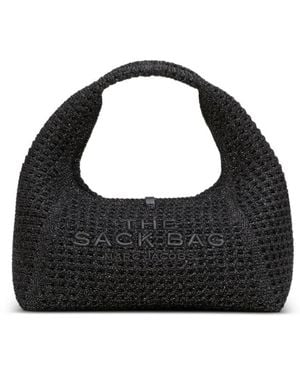 Marc Jacobs Mini The Crochet Sack Tote Bag - Zwart