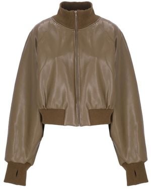 Norma Kamali Bomber Jackets - Marron